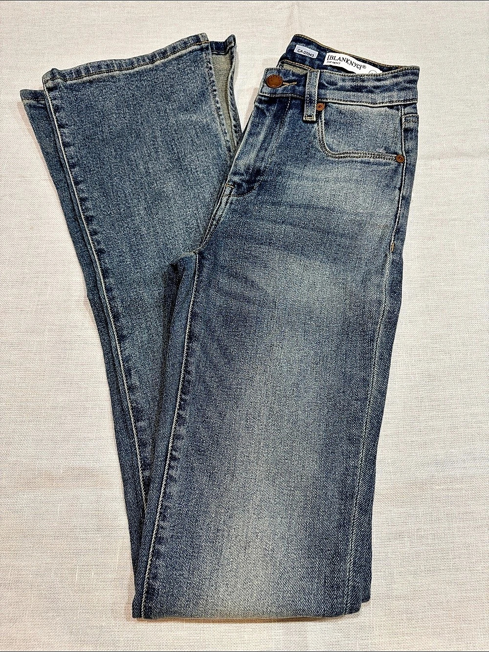 BlankNYC The Hoyt High-Rise Mini Flare Jeans Waist 24
